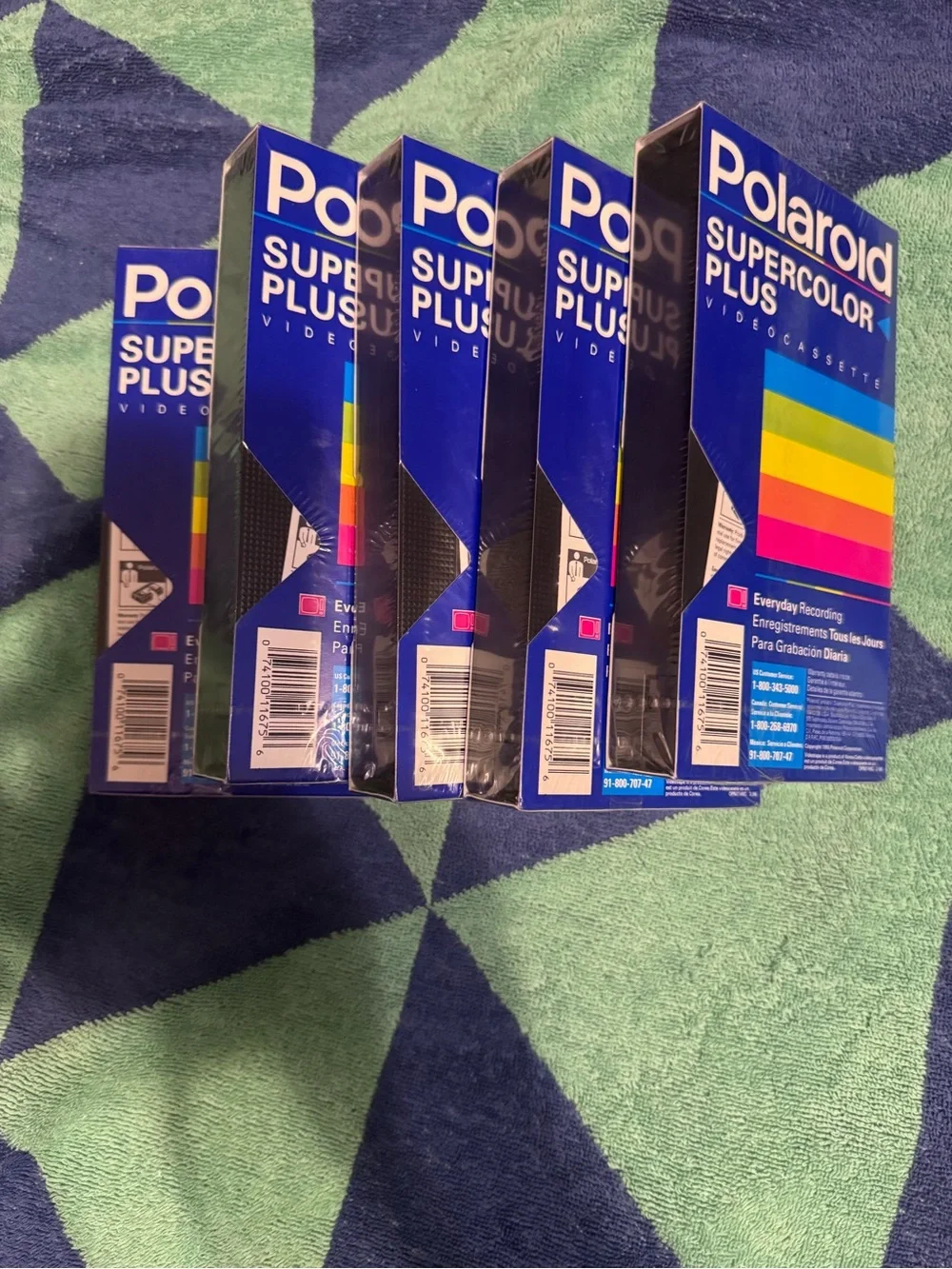 Polaroid Supercolor Plus Videocassette Pack - Blue NEGOTIABLE